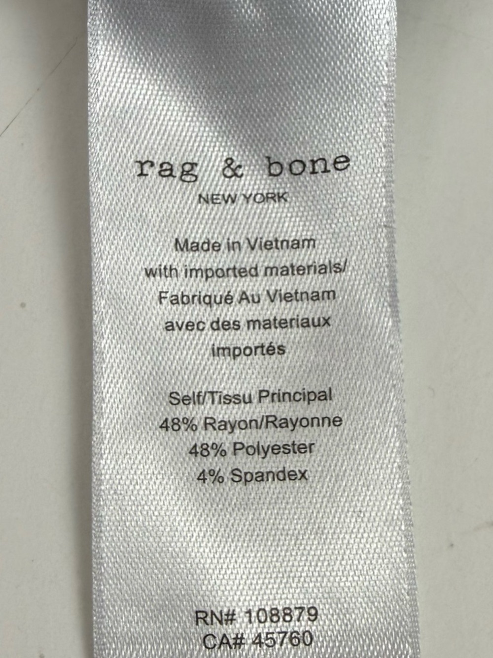 Rag & Bone Relaxed Long Sleeve Knit Top Womens Medium Black Curved Baseball Hem - Picture 5 of 10